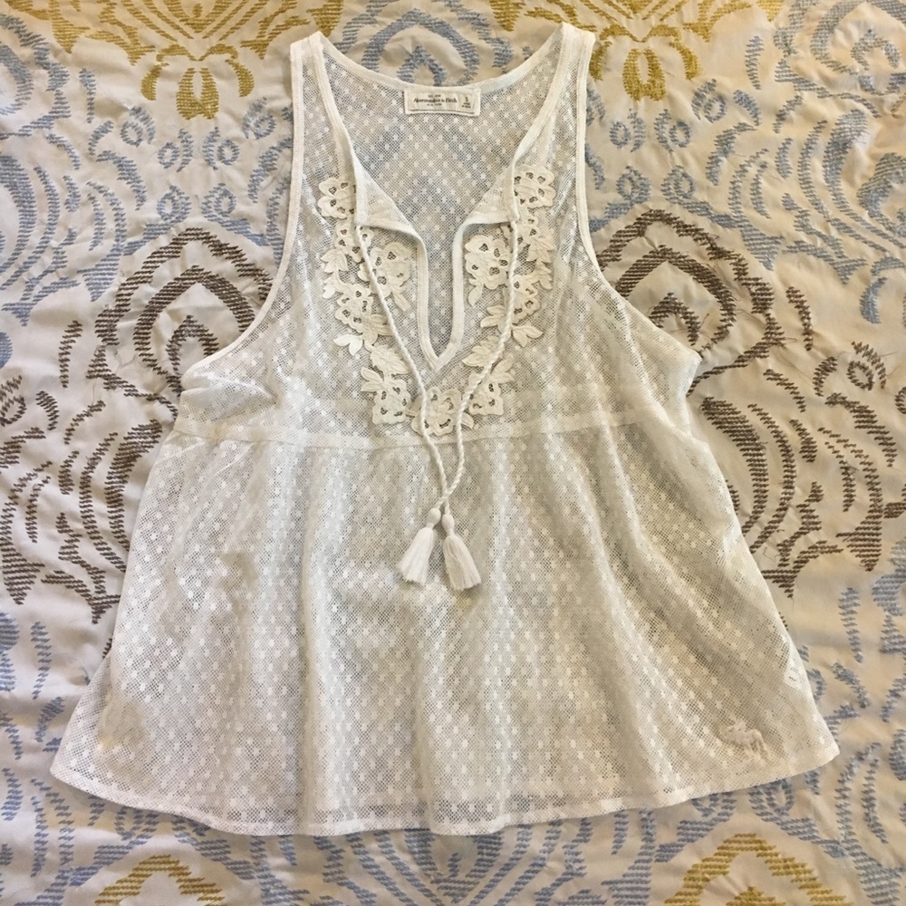 🏖Abercrombie and Fitch Sheer tank