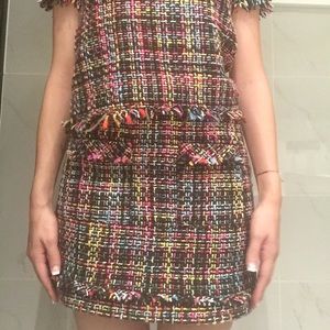 Zara shirt and skirt