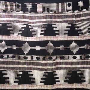 High rise Aztec miniskirt