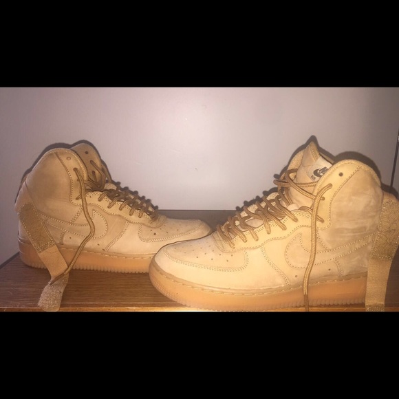 Wheat Air Force 1s - Picture 3 of 4