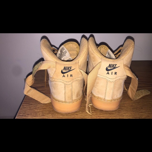 Wheat Air Force 1s - Picture 4 of 4