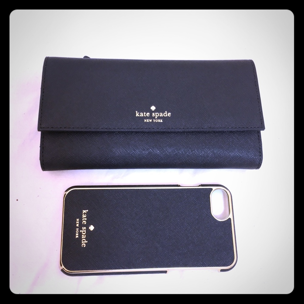 Kate Spade leather iPhone 7 wallet phone case