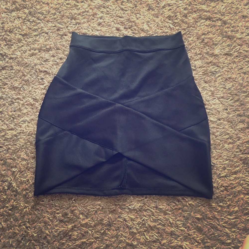 Sexy black skirt