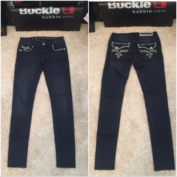SOLD ON ♏️ FOR LESS Rock Revival Admeta Skinny 27 - Picture 4 of 4