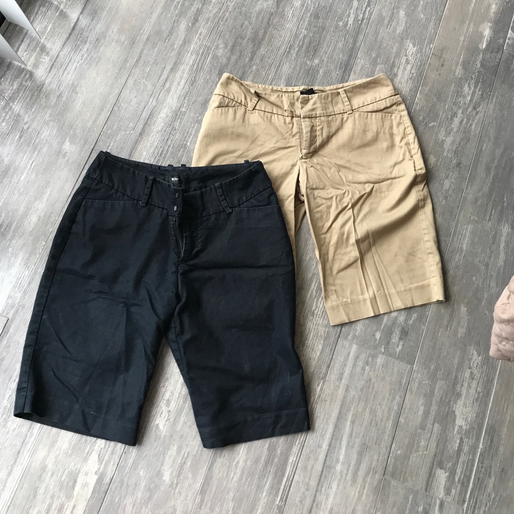 Bundle--2 pair Mossimo bermuda shorts - size 2