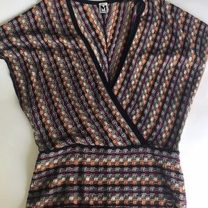 M Missoni Blouse in multi-color geometric pattern