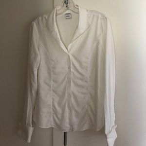Brooks Brothers White, Semi-Fitted button down