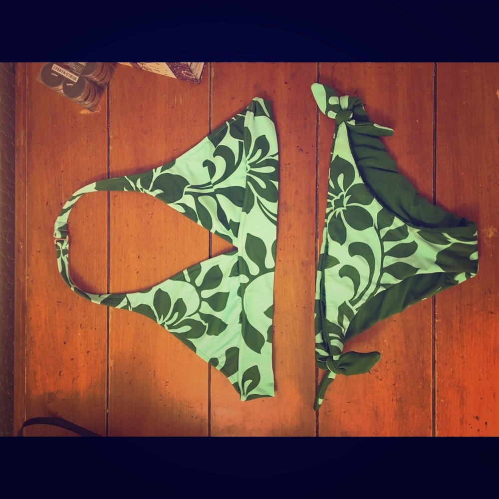 Green bikini