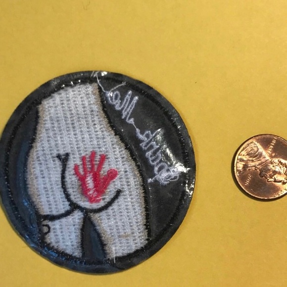 Spank Me Kinky Sexy Iron On Patch - Picture 2 of 4