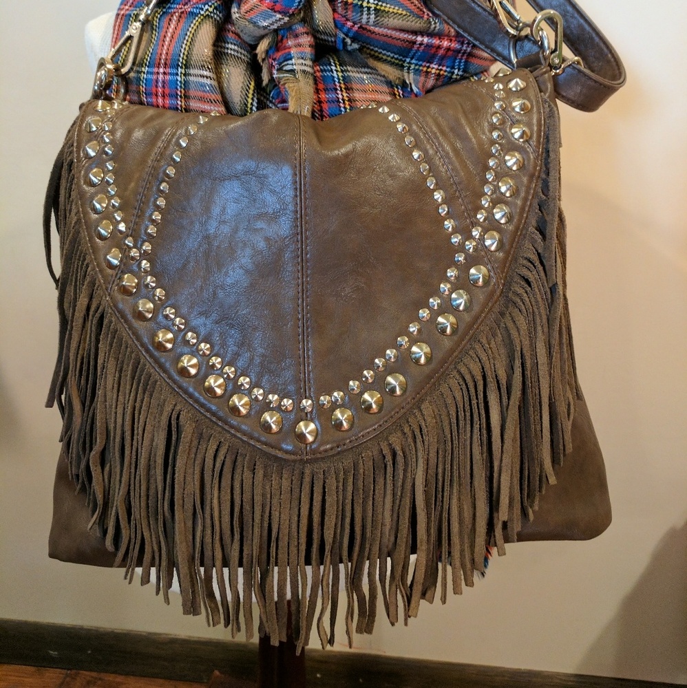 Large Crossbody Hobo Envelope Bag by MMS