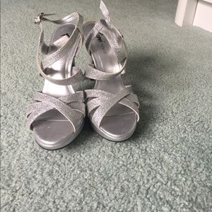 Silver heels