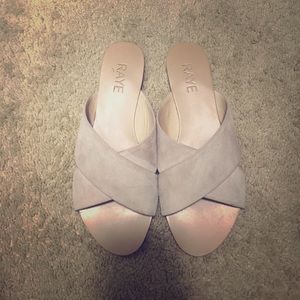 Raye blush criss cross sandals- GUC 37.5