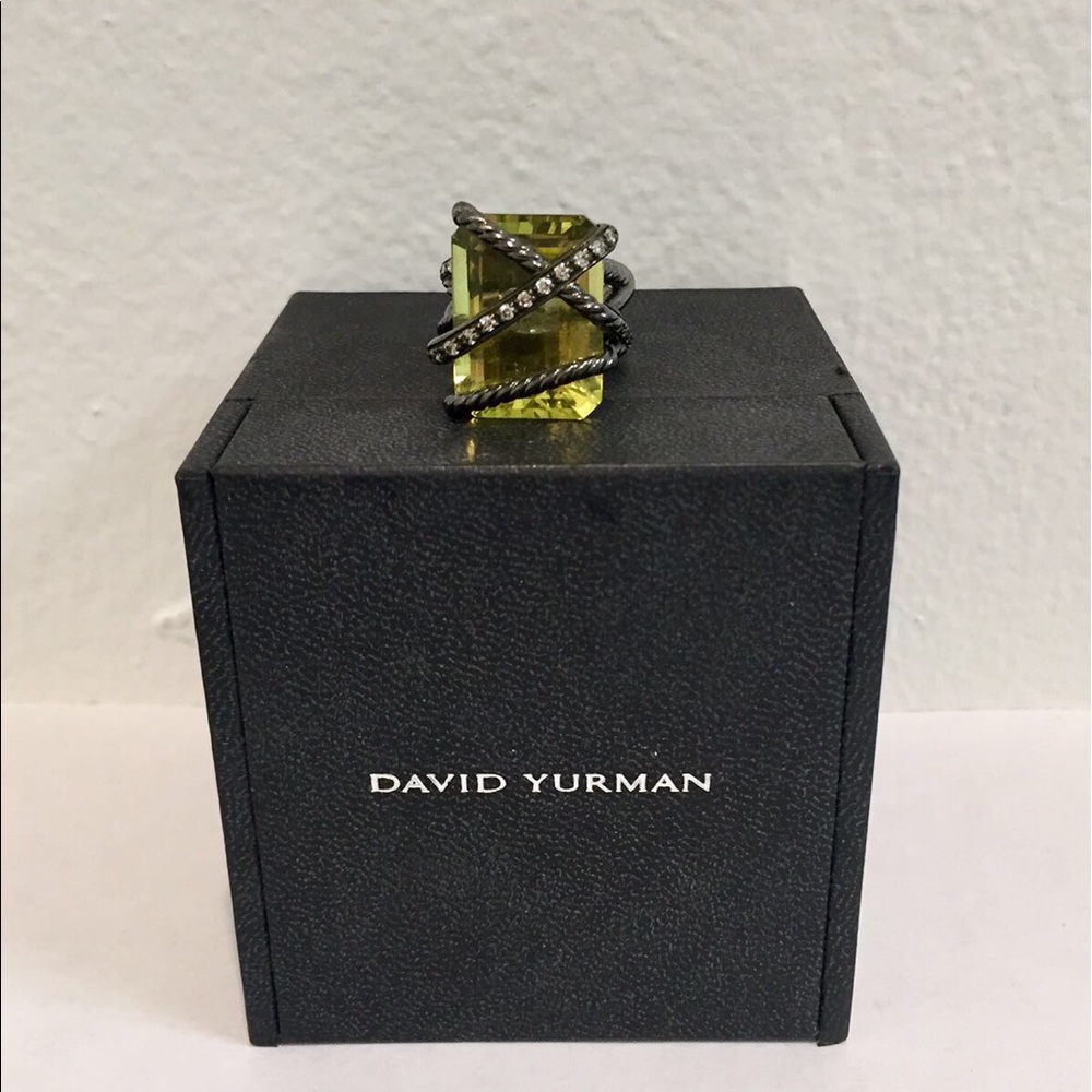 David Yurman cable collection Ring in Citrine