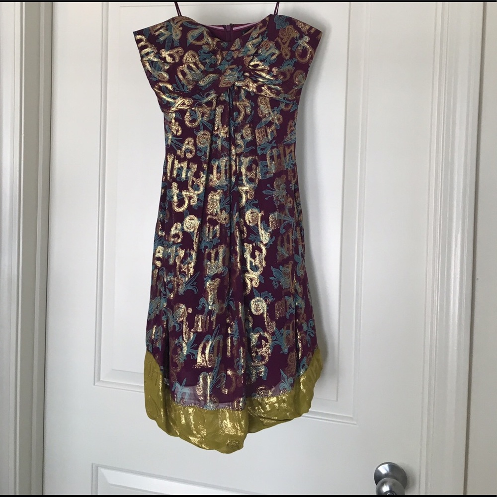 NicoLe Miller Collection strapless dress