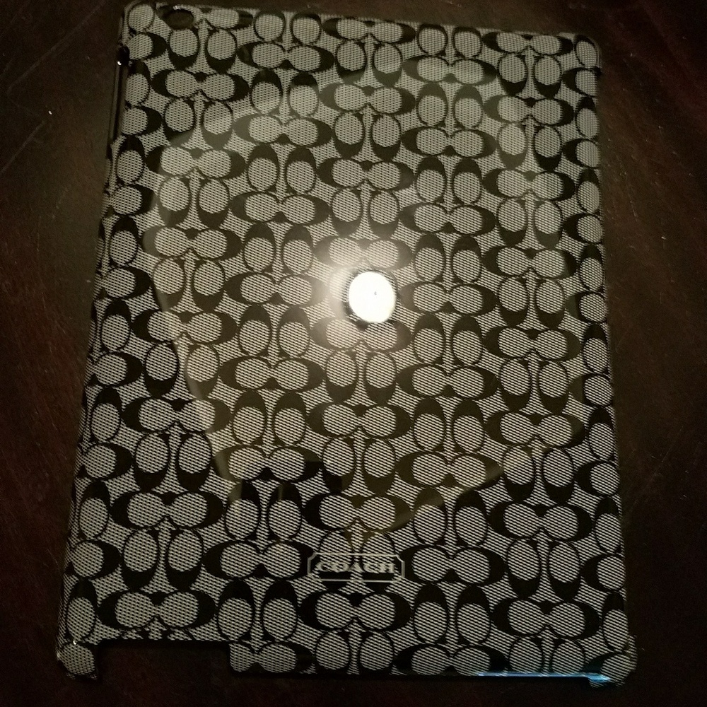 Authentic Coach iPad hard shell cover