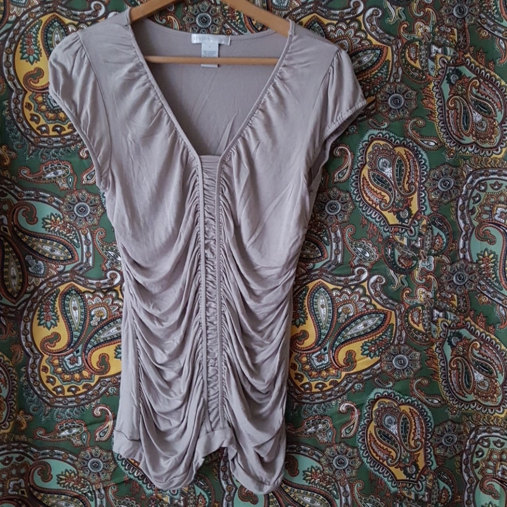 🌺 Design History Cap Sleeve Top