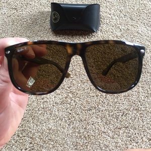 Ray Bans with case! Tortoise frames!
