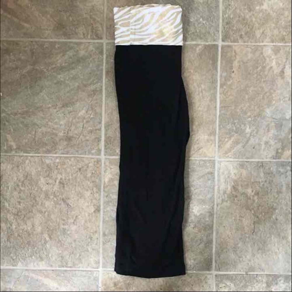 Gold Yoga Capris