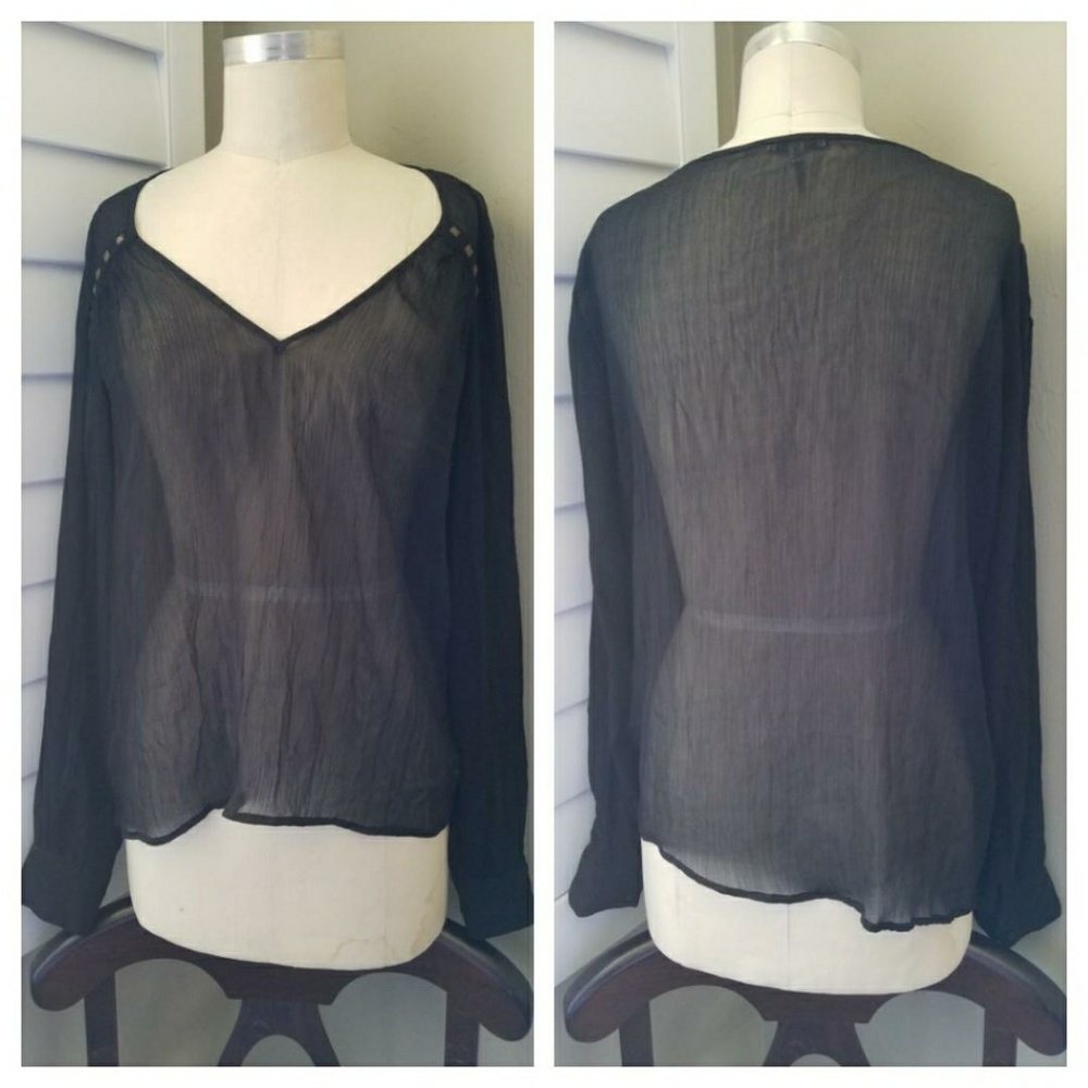 Sheer Chiffon Buffalo David Bitton Blouse