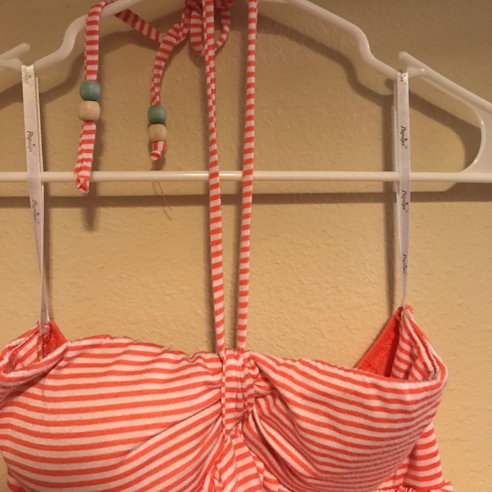 Papaya Ruffled Top - Picture 2 of 4