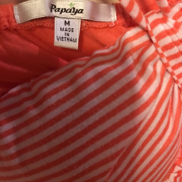 Papaya Ruffled Top - Picture 4 of 4