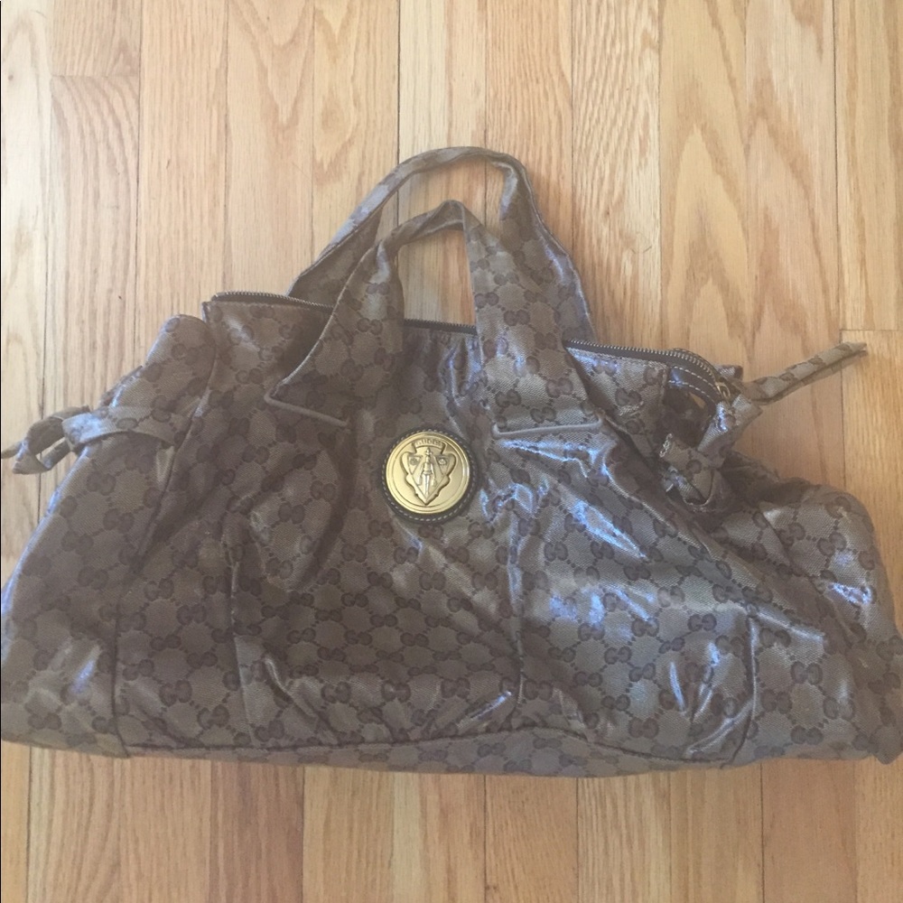 Gucci waterproof canvas tote- preowned