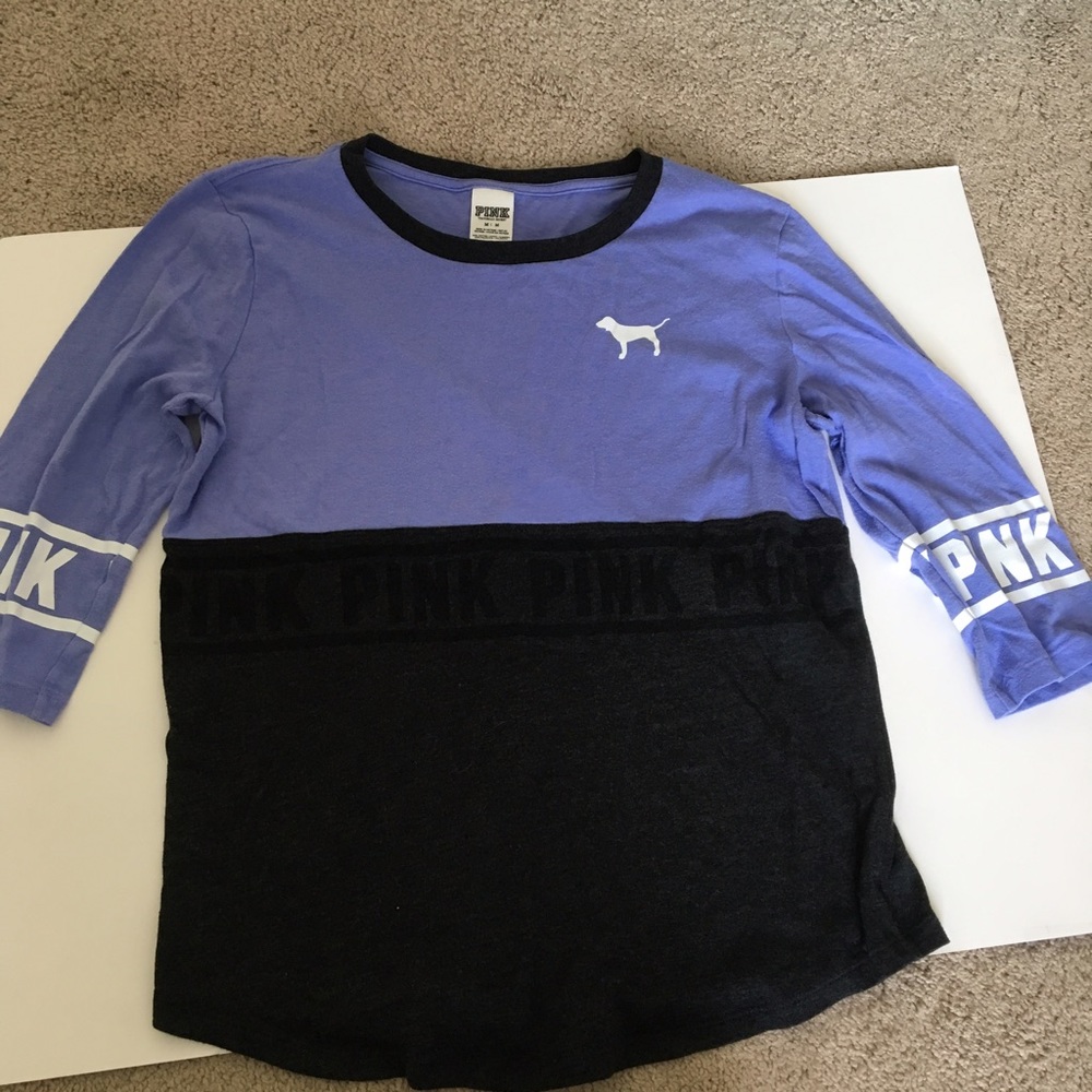 VS Pink 3/4 sleeve top