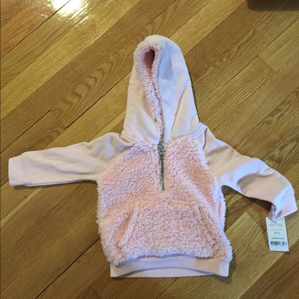 Hooded sweatshirt 1/4 zip