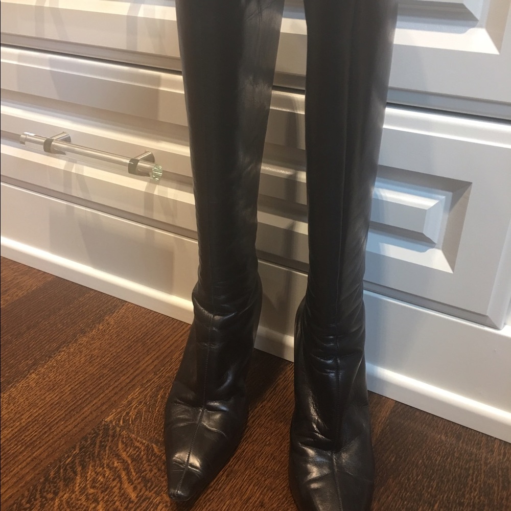Jimmy Choo - black tall boots
