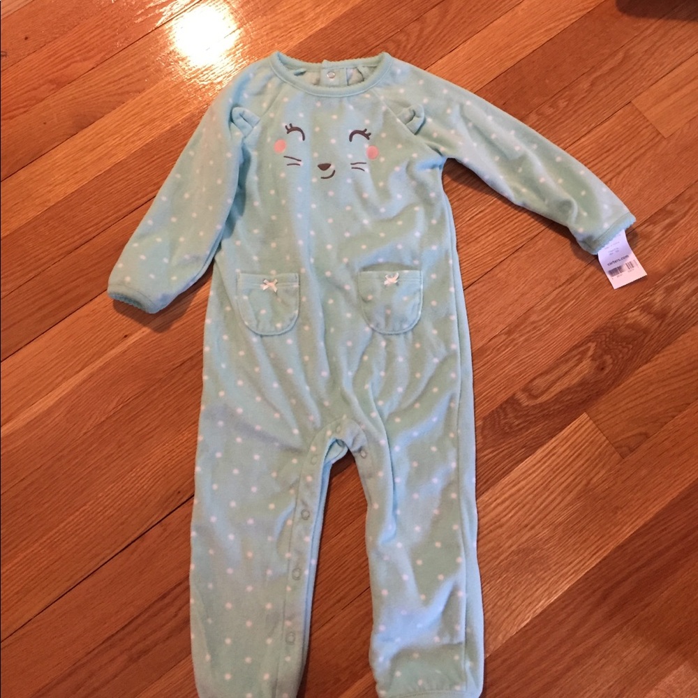 Carter's fleece pajamas. Never worn.