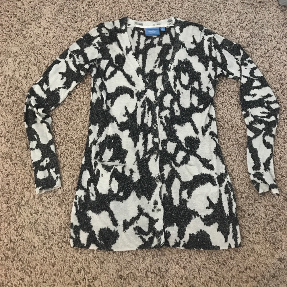 SIMPLY VERA V-neck Button up Cardigan Sweater