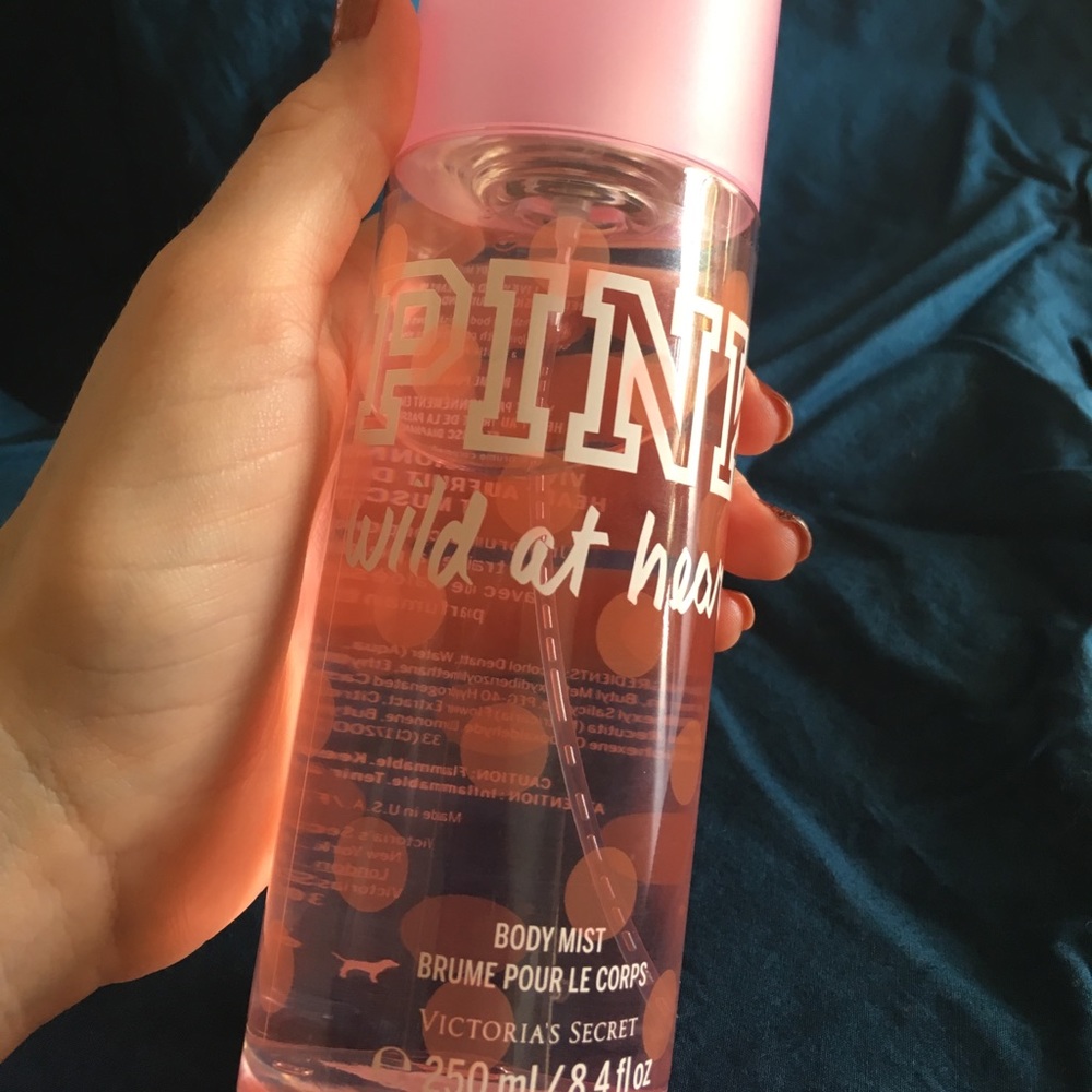 Pink body spray