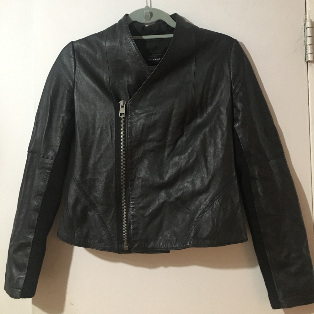 Leather jacket