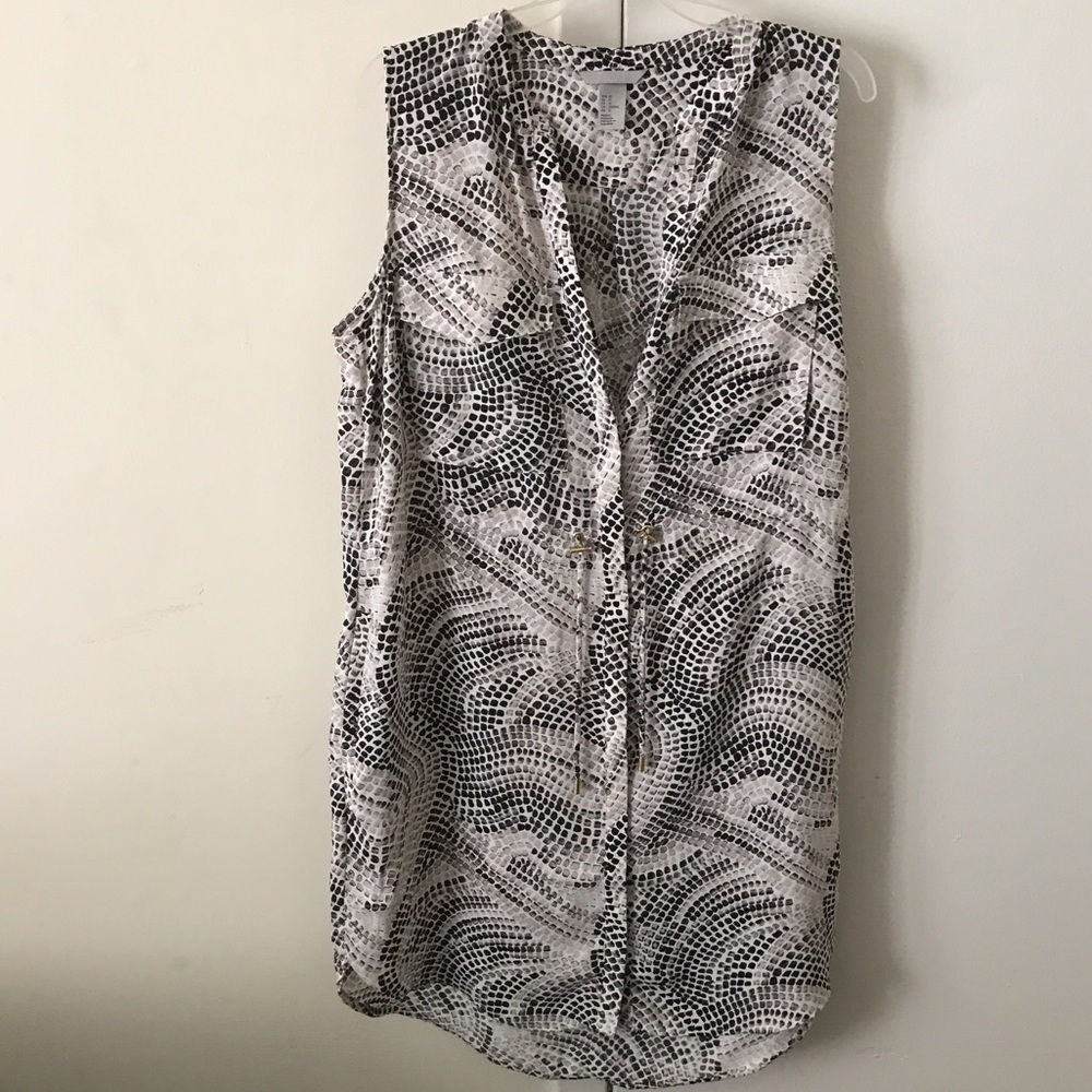 Sleeveless drawstring dress