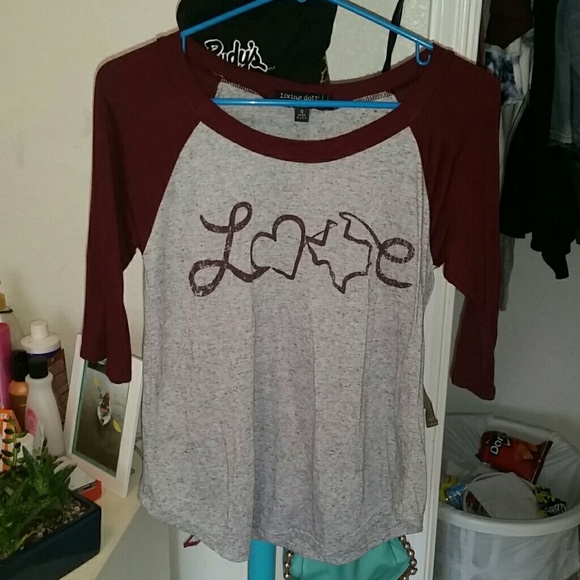 Texas love quater length sleeve shirt - Picture 1 of 2