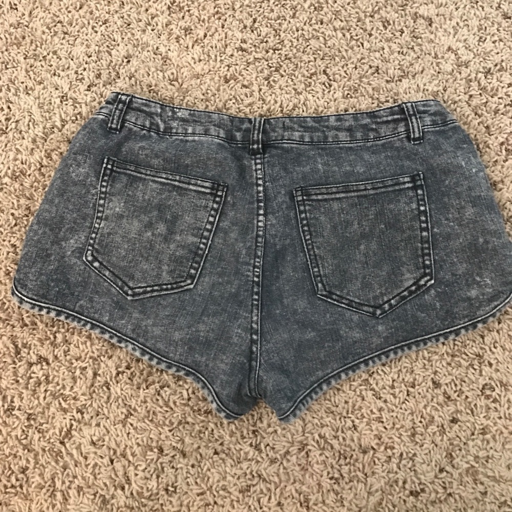Acid-Washed Shorts - Picture 2 of 2