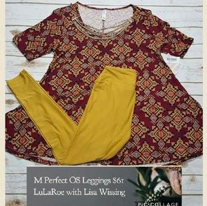 Medium Perfect Tee with One Size Leggings