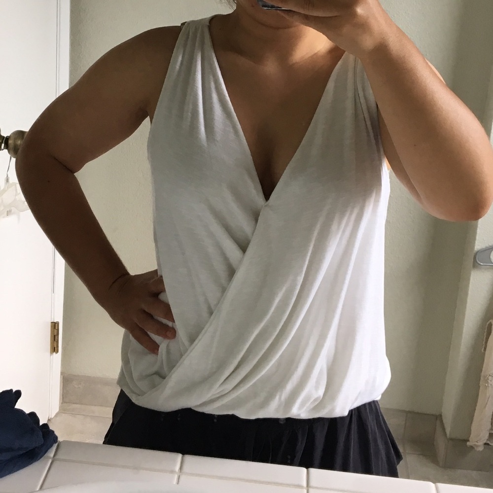 White Abercrombie Tank Top