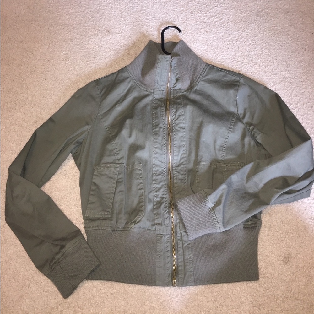 army green bomber