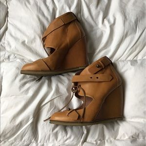 Anthropologie Open Spaced Wedges