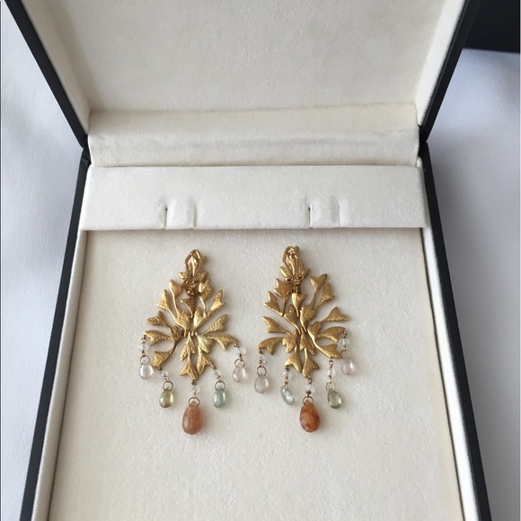 H. Stern Diamond 18K Earrings with Jemstones - Picture 3 of 3