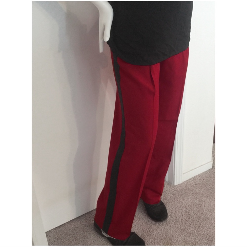 Michael kors saks fifth avenue red and black slack