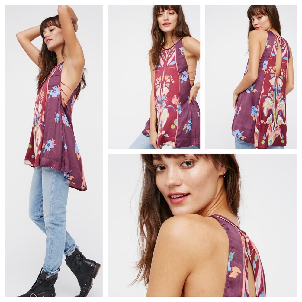 Free People Dream Free Printed Tunic