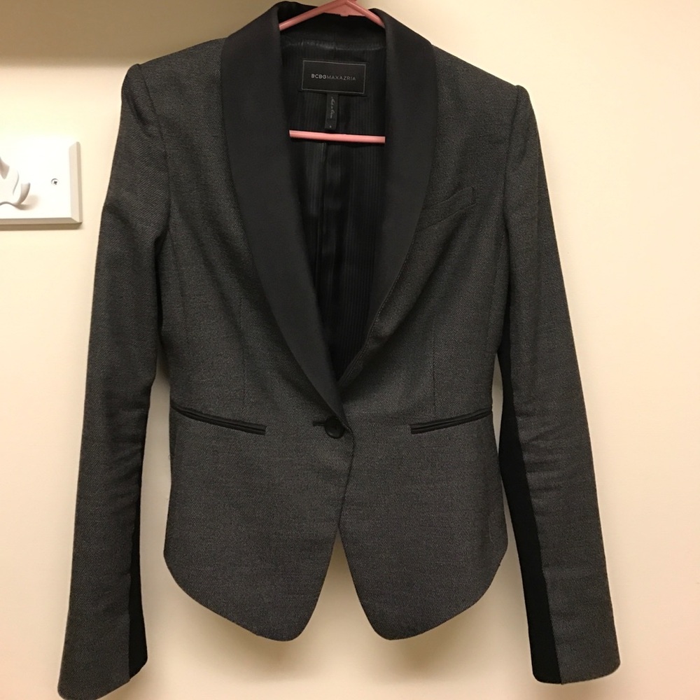 BCBG Grey suit jacket