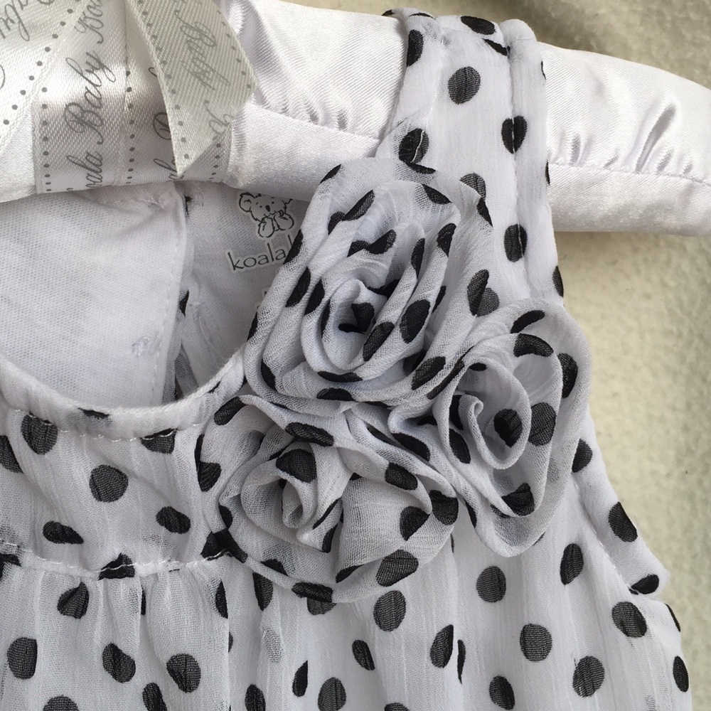 Koala baby polka dot dress