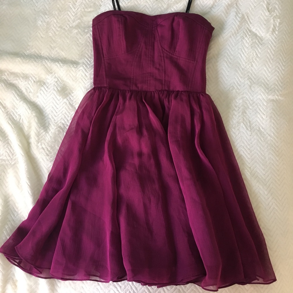 strapless guess dress