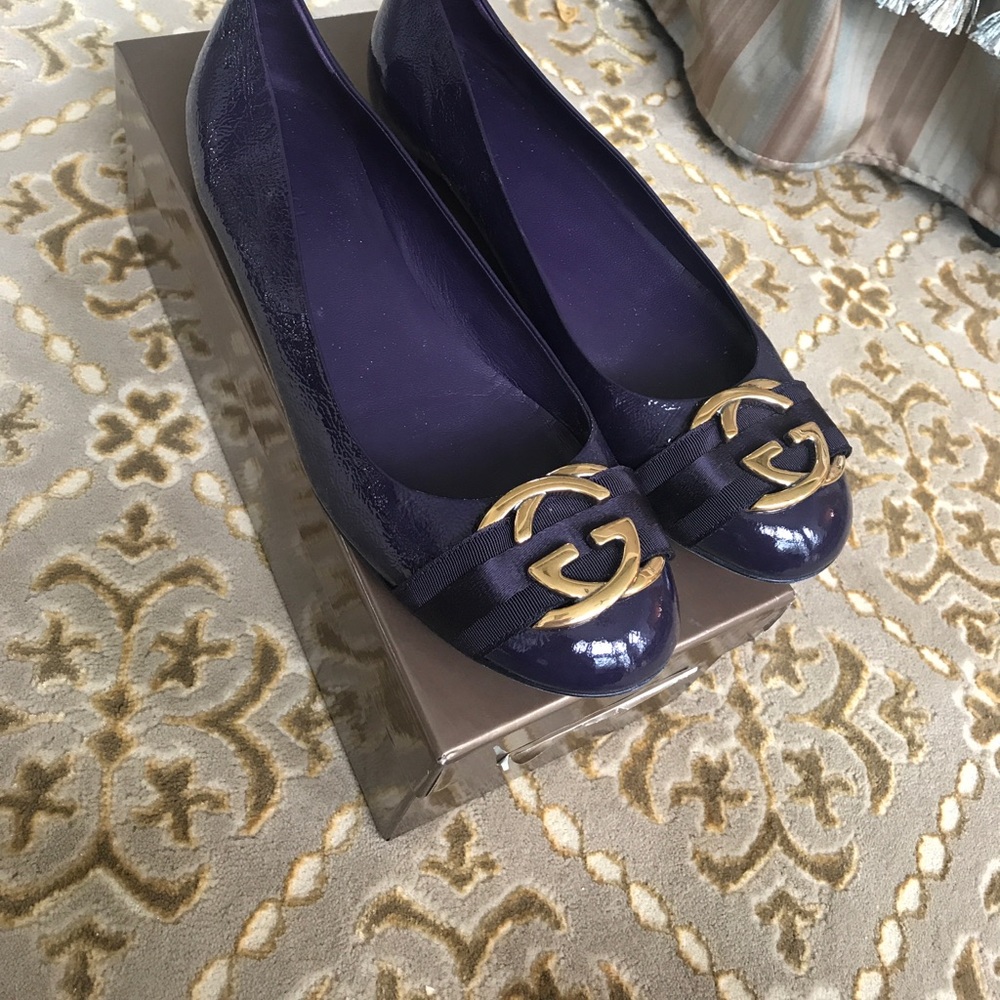 Gucci Patent Leather Shoes 39.5
