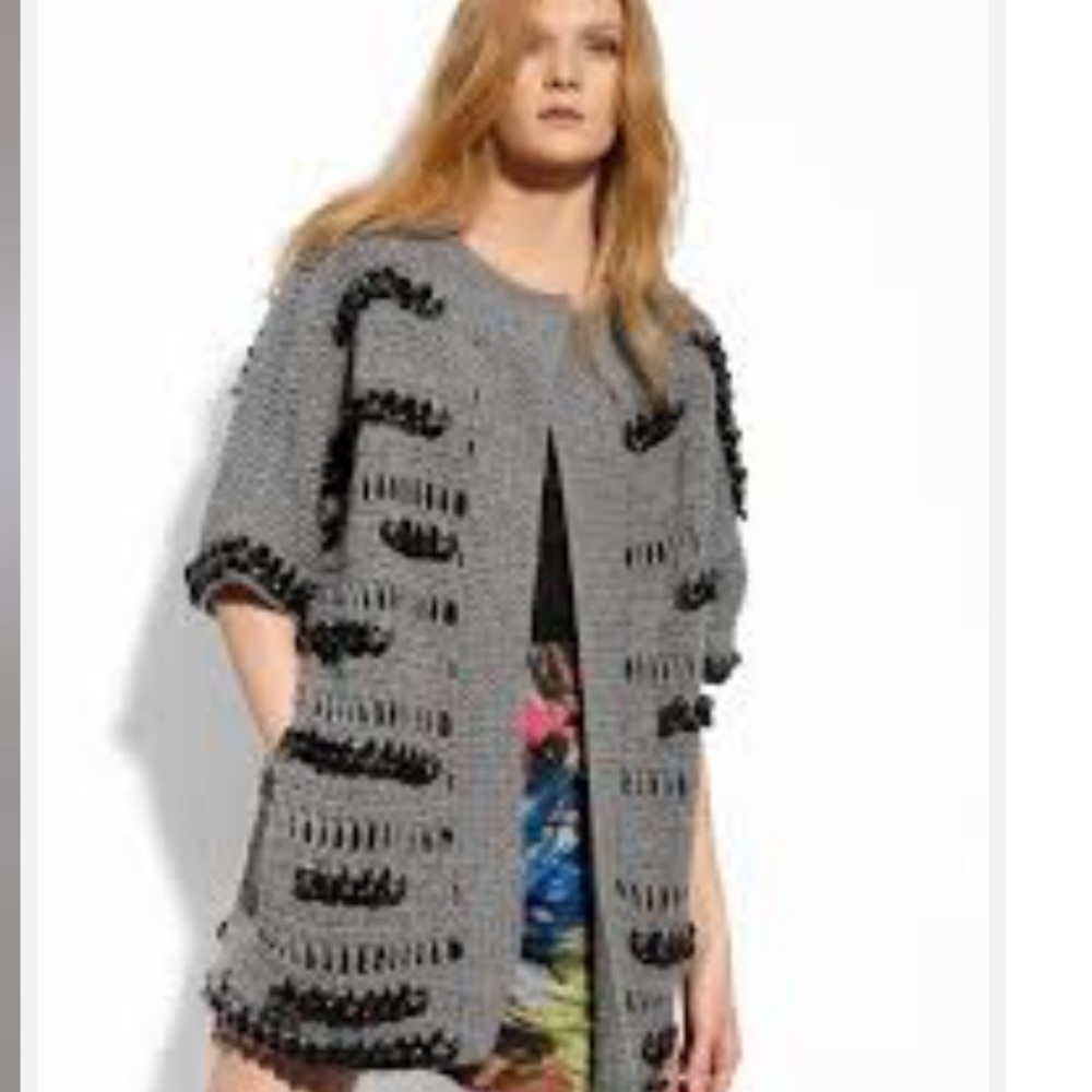 DVF Viletta Chain Trim Cardigan