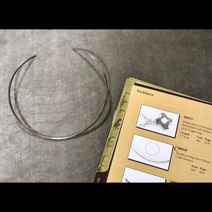 Silpada silver collar necklace