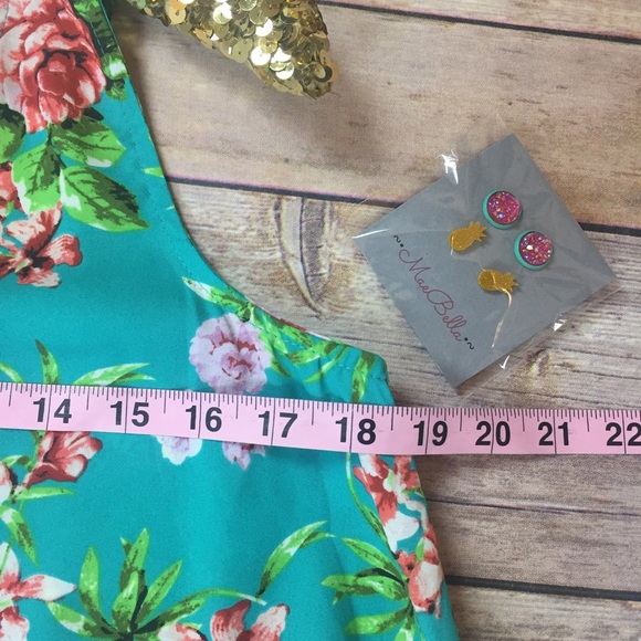 ❗️Last 2! S-M Floral print top - Picture 5 of 7